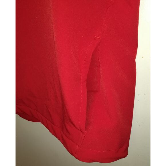 Columbus Clippers New Balance Batting Cage Jacket 1/4 Zip Red Gray Mens XL Ohio - Picture 8 of 16